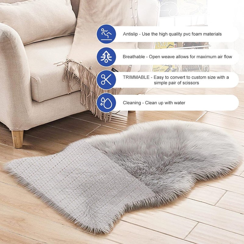 Foboull Keep Couch Cushions from Sliding, Keep Bed and Topper Pad from Sliding for Sofa, Couch, Chair Cushion, Mattresses, Easy Trim, Slip Resistant, Grips Helps Stop Slipping - Image 4